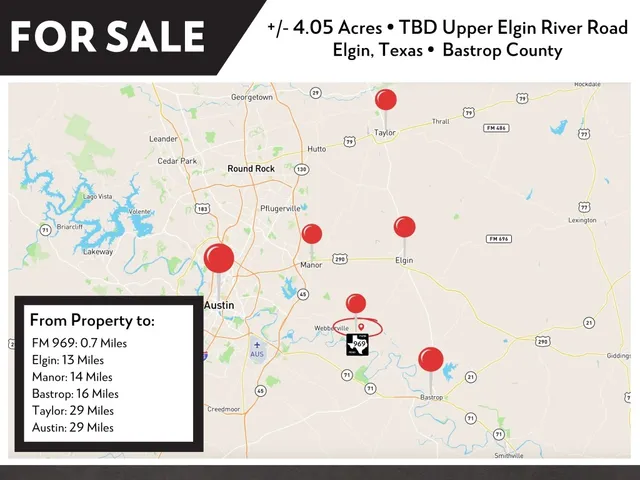 $275,000 | Tbd (4.053-acres) Tbd (4.053-acres) Road, Elgin, TX 78621