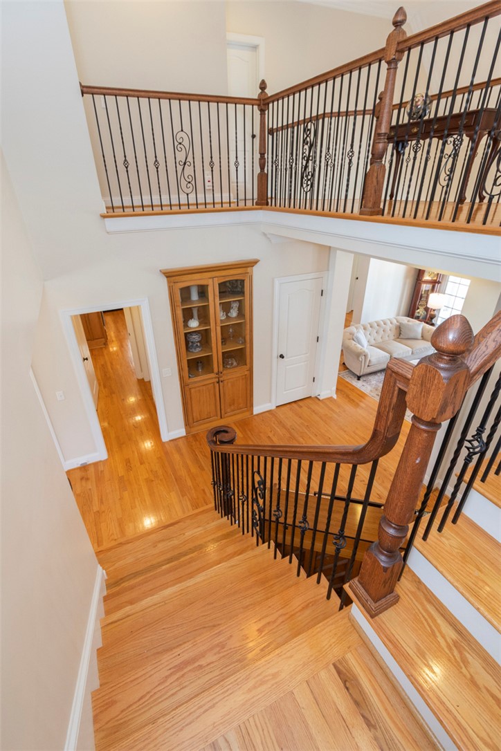 316 Avenue Of Oaks Anderson, SC 29621 - Photo 25 of 50 This grand foyer showcases elegant hardwood flooring and a beautiful staircase.