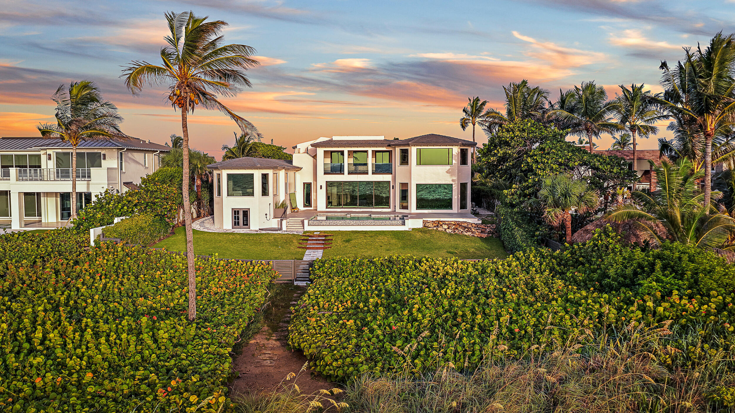 22 Ocean Drive Jupiter Inlet Colony, FL 33469 - Photo 3 of 36 Aerial Sunrise