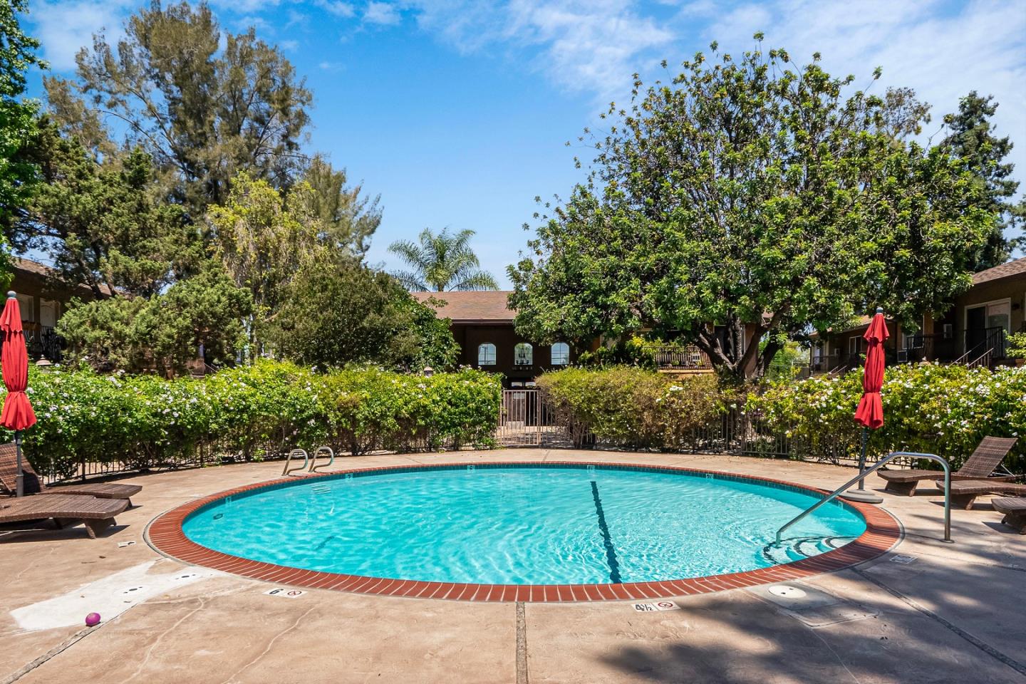 2580 Homestead Road, Unit 5201 Santa Clara, CA 95051 - Photo 25 of 38 a view of a backyard with plants and patio