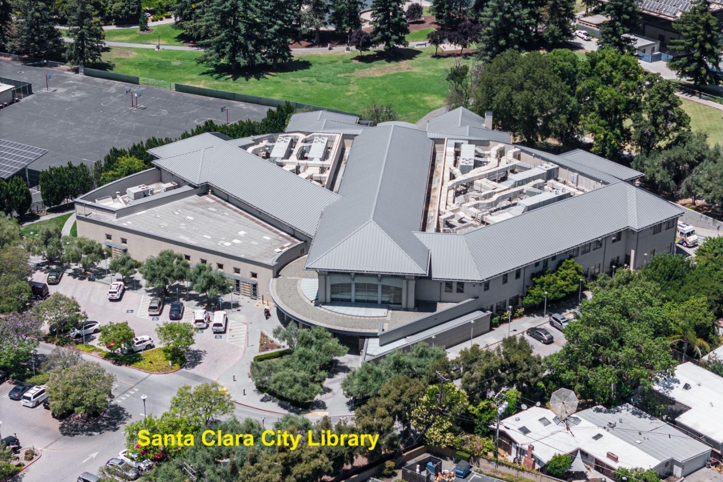 2580 Homestead Road, Unit 5201 Santa Clara, CA 95051 - Photo 35 of 38 an aerial view of a house with garden space and street view