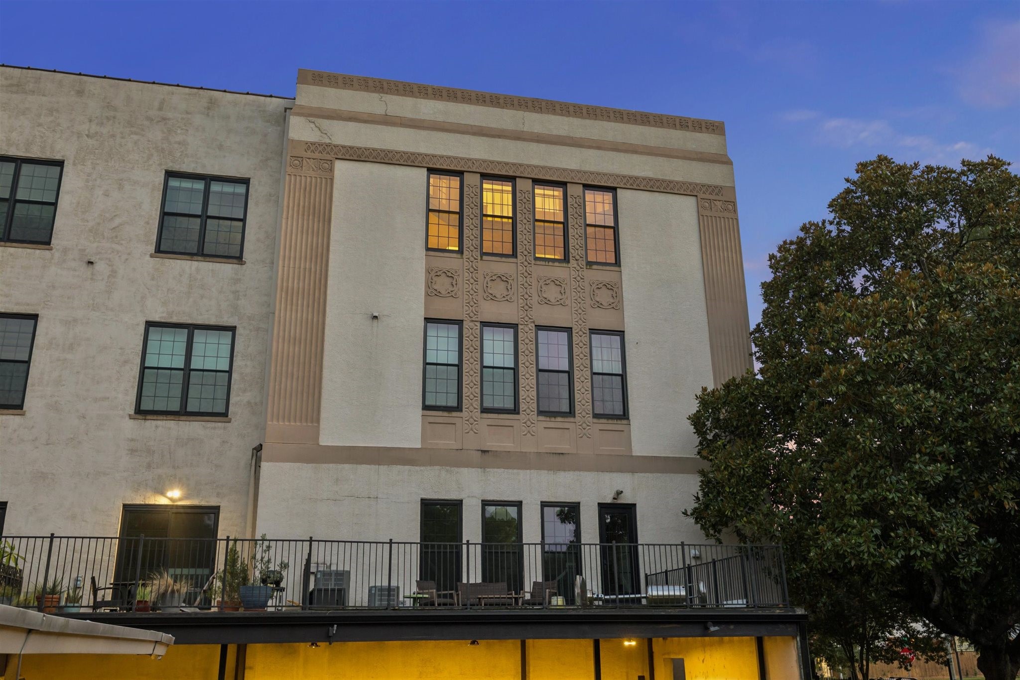 1100 Harvard Street, Unit 9 Houston, TX 77008 - Photo 25 of 29 The lit condo is on the top floor in the corner, with views North along Harvard ST and West toward Heights BLVD.
