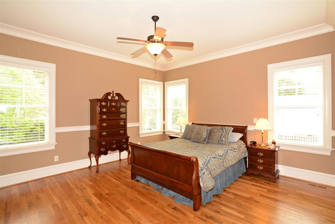 1322 Dogwood Lane Raleigh, NC 27607 - Photo 10 of 30 Features Sound Insulation, Security Panel for the Alarm System & additional switches above the bed for the External Perimeter Lights on all 4 corners of the Home. 1st Floor Master Bedroom