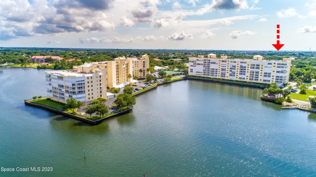 a view of a lake with a nearby beach