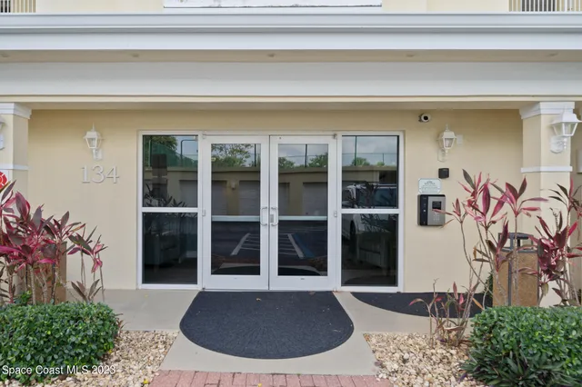 a view of front door