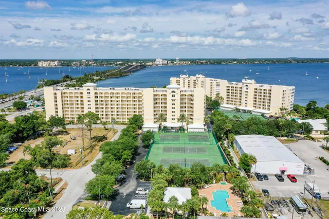an aerial view of multiple houses
