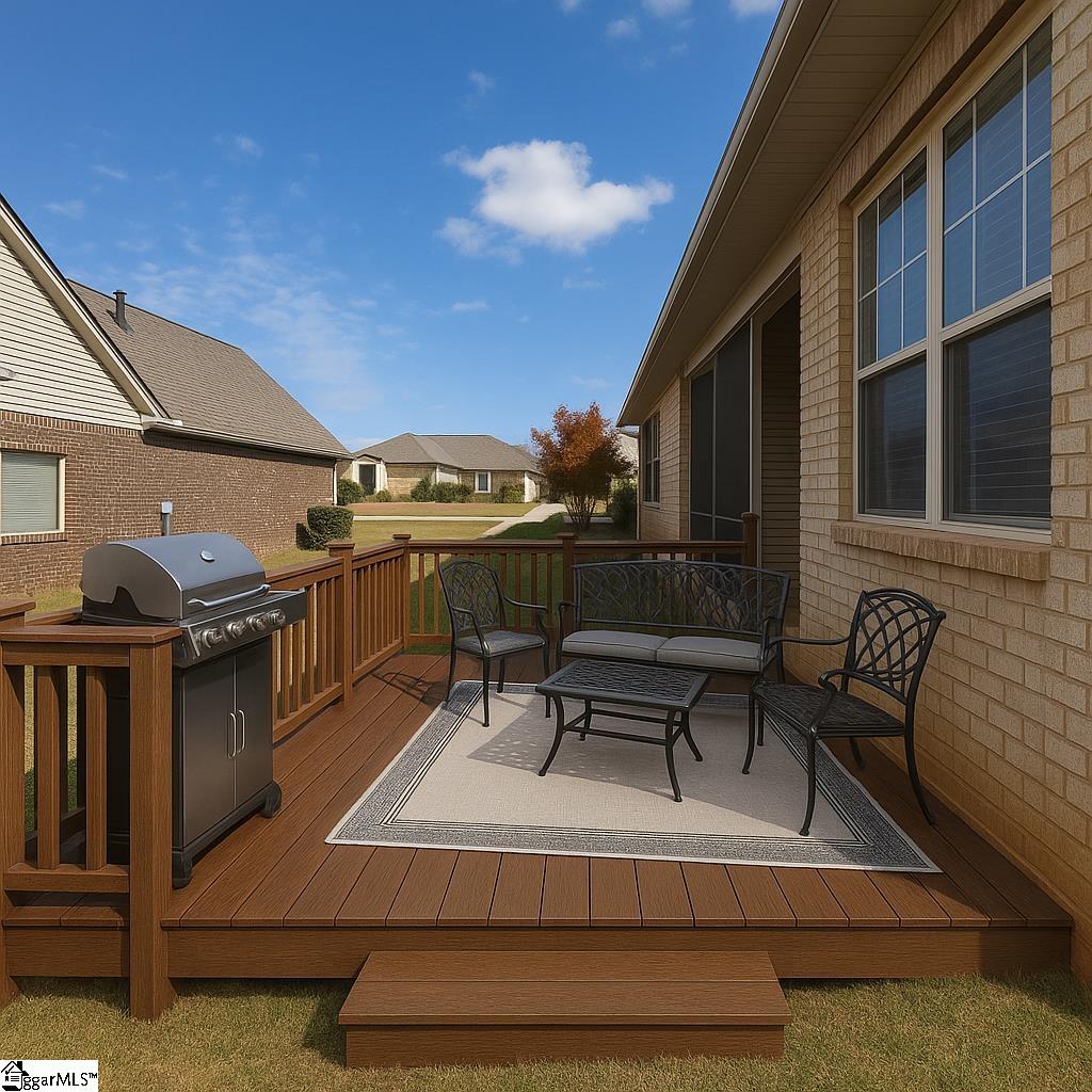 200 Ducktrap Court Simpsonville, SC 29681 - Photo 25 of 25 Potential outdoor opportunities with this AI generated photo to encompass an outdoor space for grilling