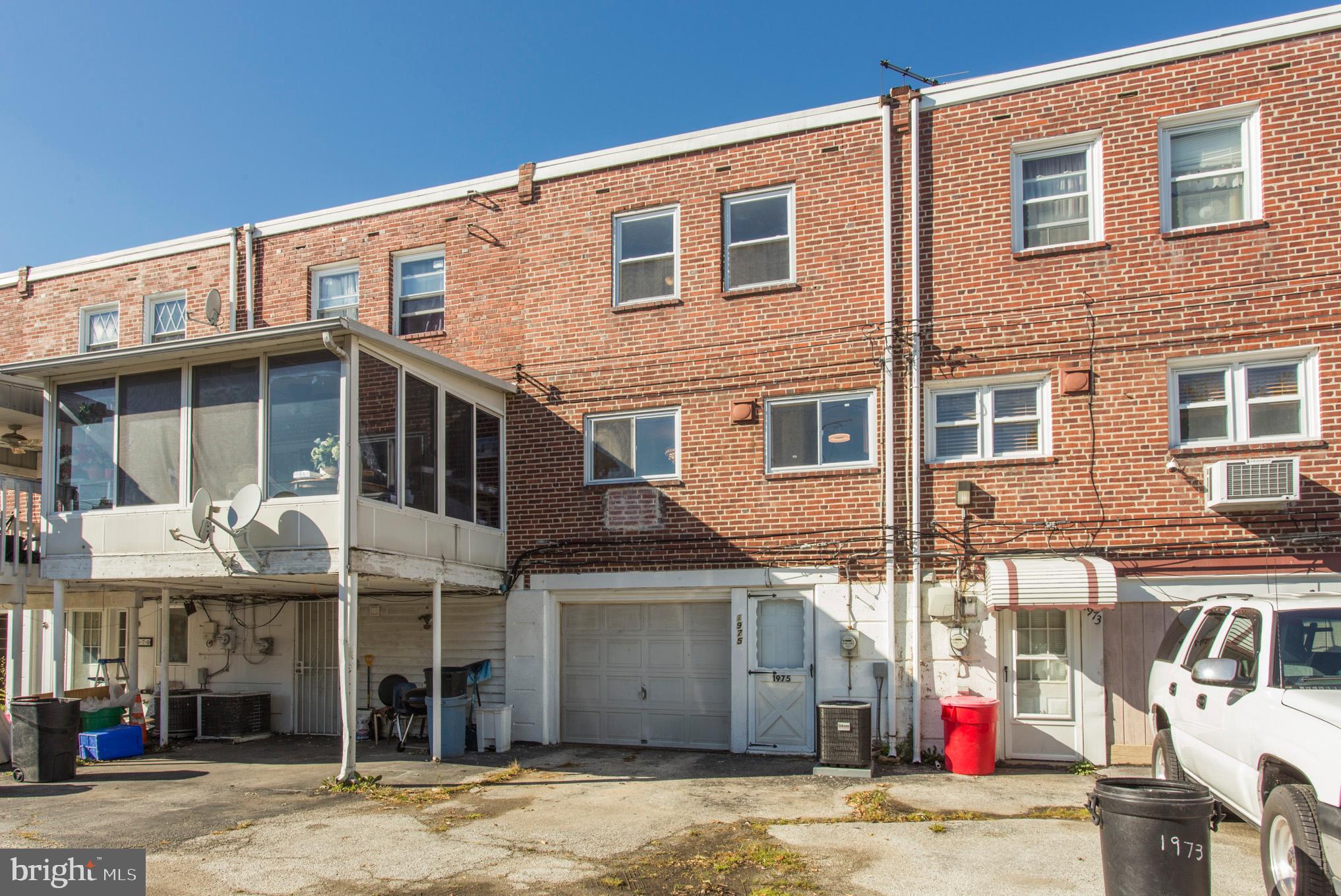 1975 Carter Road Folcroft, PA 19032 - Photo 23 of 25 Rear of Home with Parking and Garage