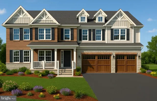 a front view of a house with yard