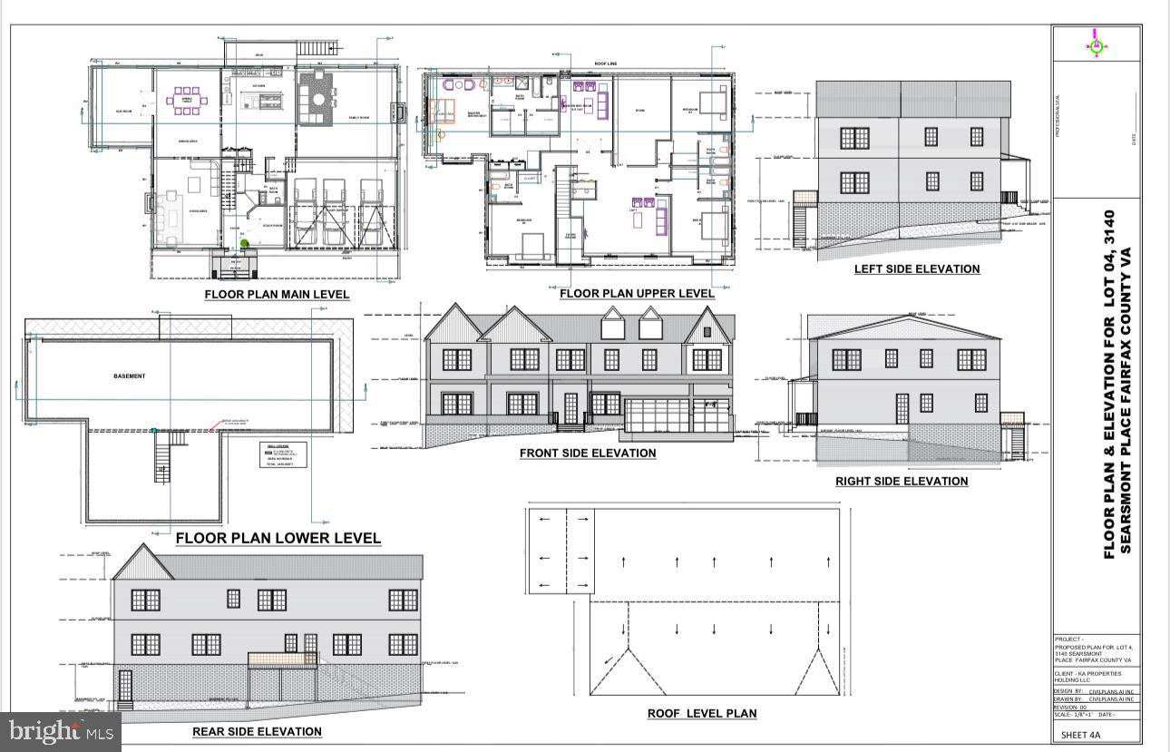 3140 Searsmont Place Herndon, VA 20171 - Photo 2 of 8 a picture of a open kitchen with a couple of cars parked in front of it