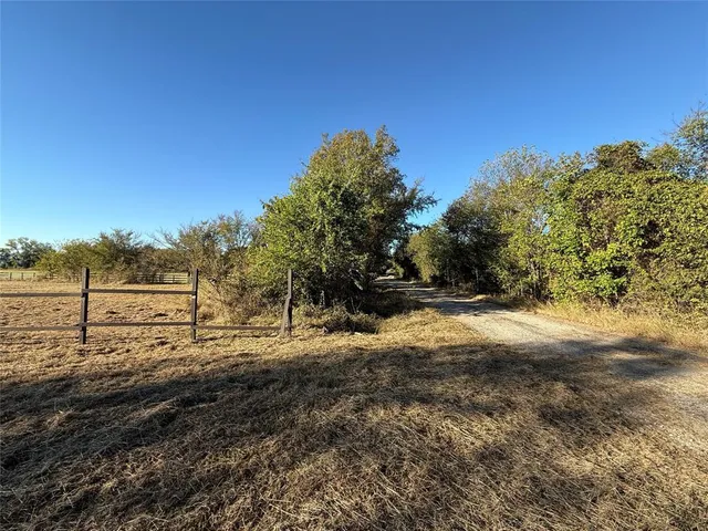 a view of a large green field