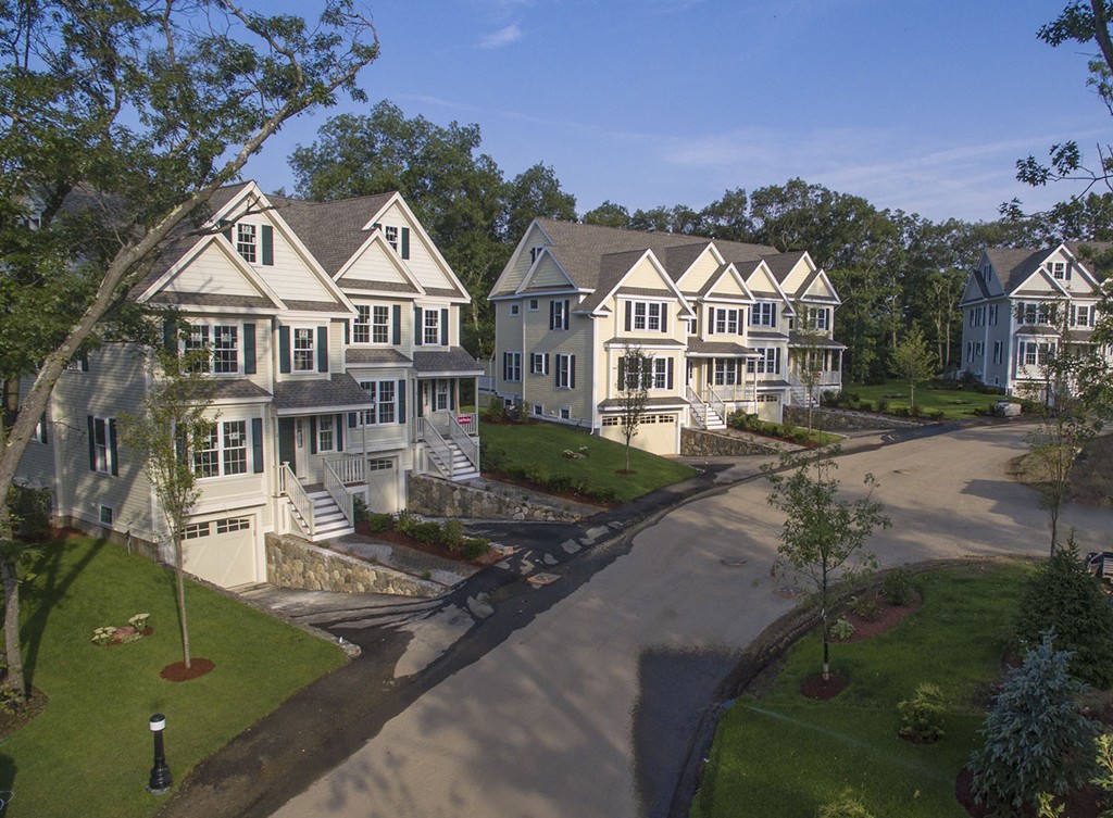 6 Robinson Road, Unit 11 Lexington, MA 02420 - Photo 1 of 3 an aerial view of residential houses with outdoor space and street view