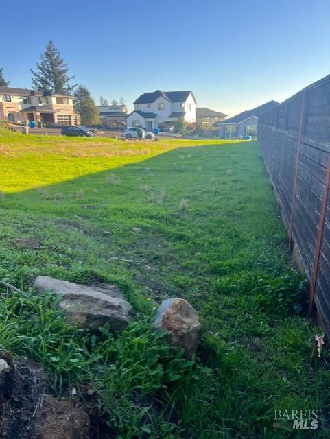 2005 Bracken Court Santa Rosa, CA 95403 - Photo 16 of 29 back left corner of the parcel with a fence to divide this parcel from the next-door neighbor.