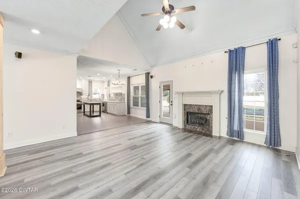 a view of a backyard of the house