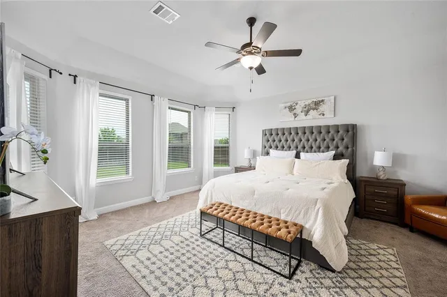 a view of a hallway with washer and dryer