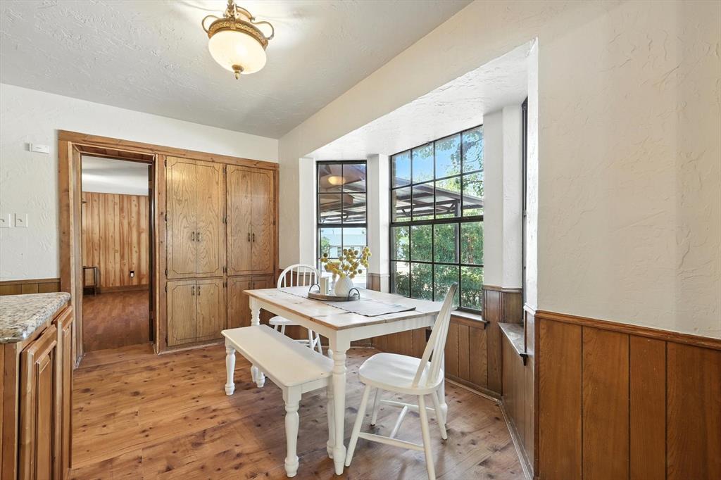 905 Clearview Drive Krum, TX 76249 - Photo 14 of 38 a view of a dining room with furniture window and outside view