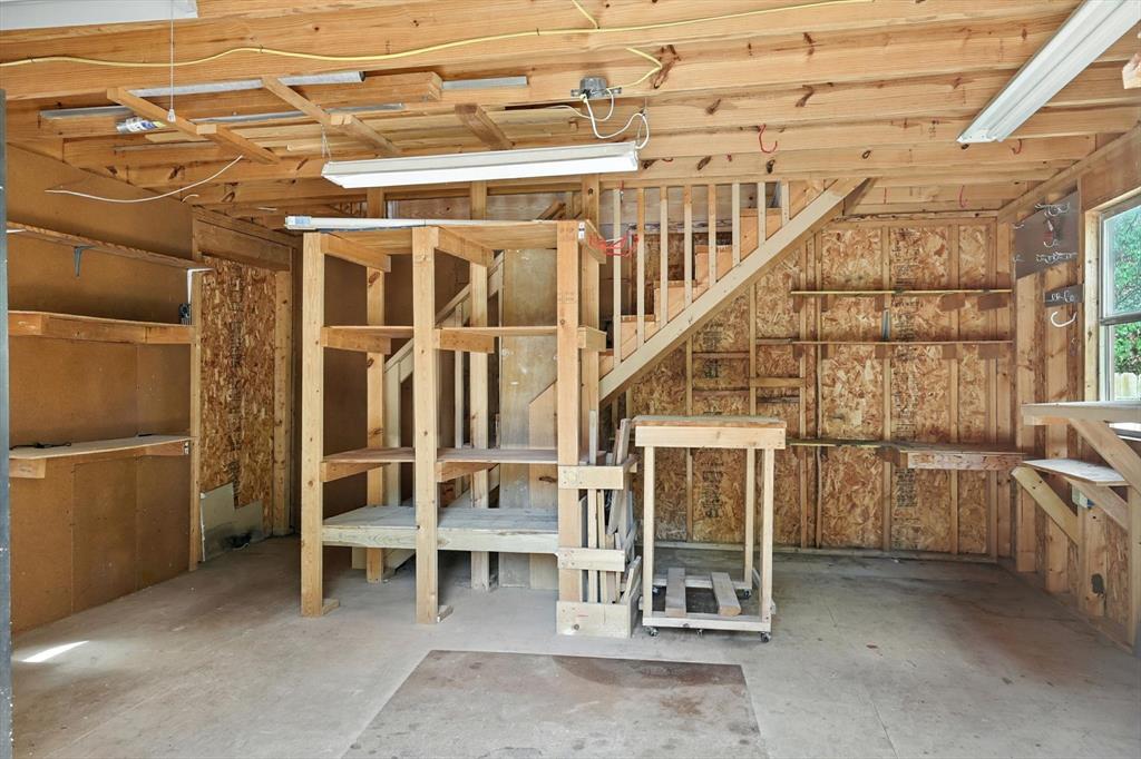 905 Clearview Drive Krum, TX 76249 - Photo 34 of 38 a view of an chairs with wooden walls