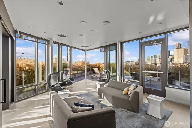 a view of outdoor space yard deck patio and swimming pool