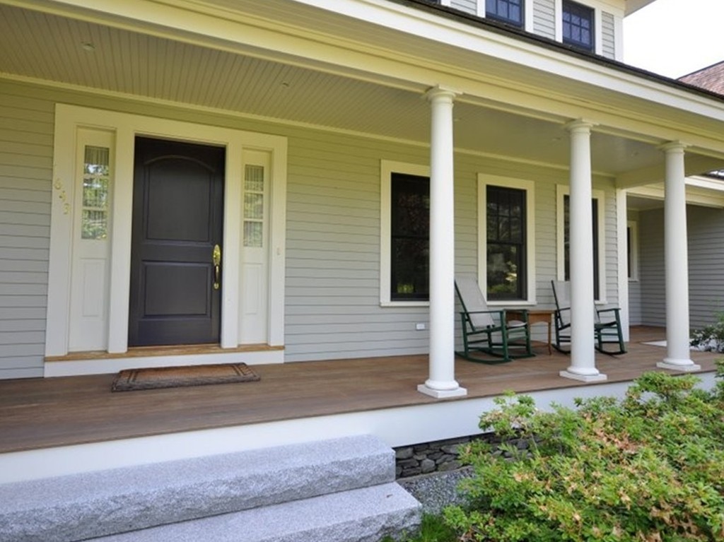 1643 Monument Street Concord, MA 01742 - Photo 3 of 27 front view of house with a porch