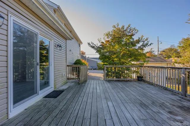 a view of a house with a deck