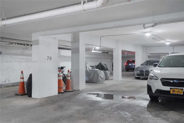 a view of a bike storage