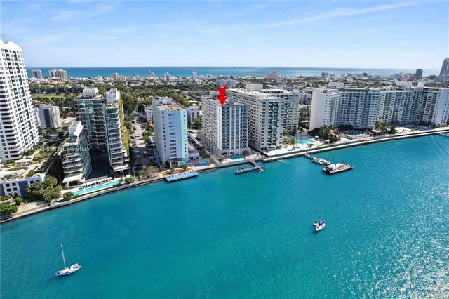 a view of a city with tall buildings