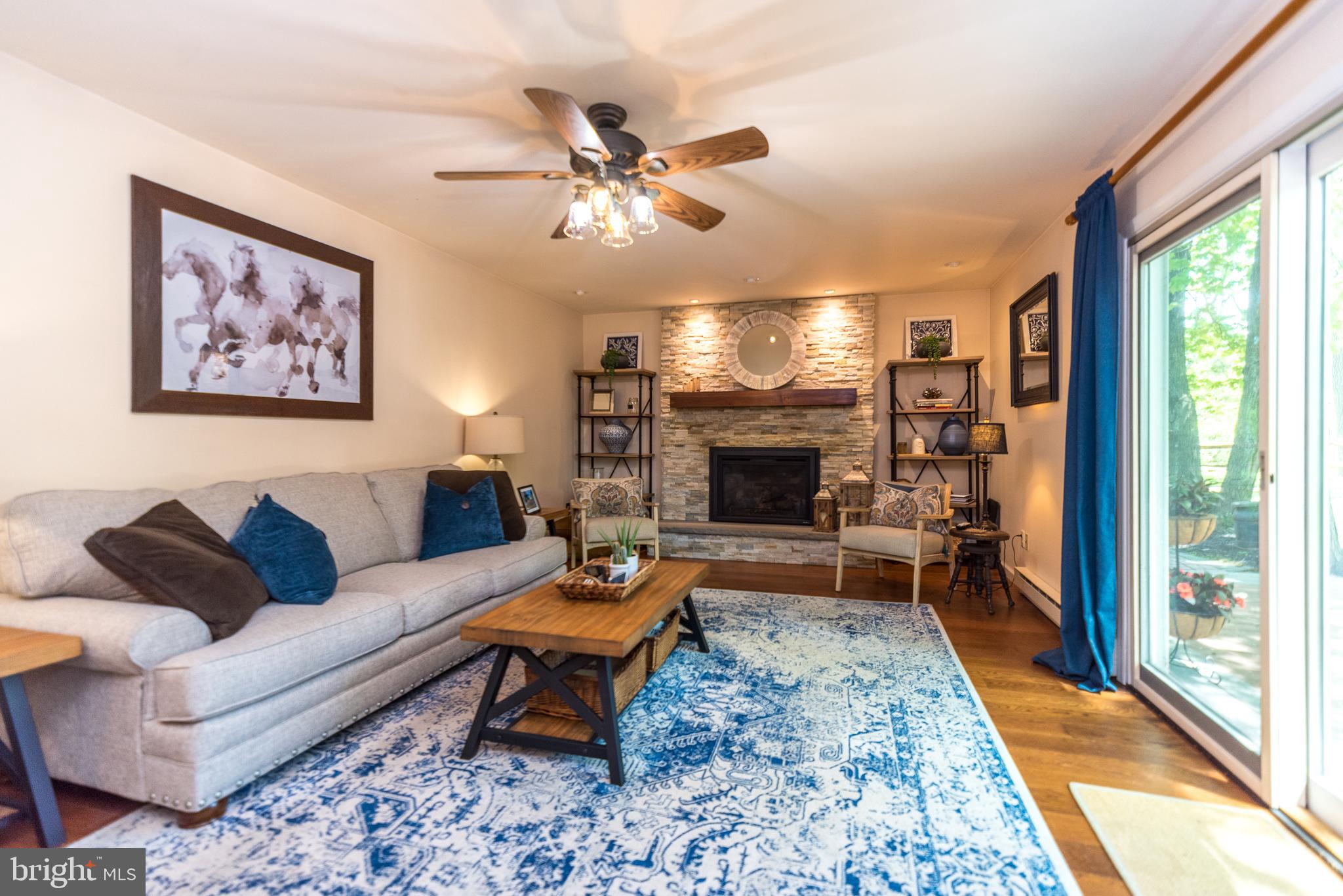 227 Knapp Road Lansdale, PA 19446 - Photo 12 of 41 Family room with fireplace