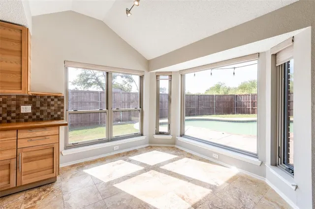 a view of a large window