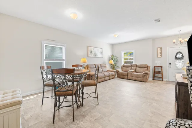 a kitchen with lots of counter top space