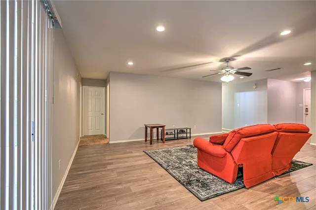 a very nice looking room with a large window