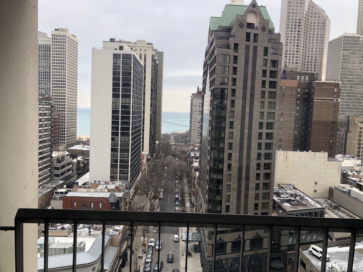 1030 North State Street, Unit 11G Chicago, IL 60610 - Photo 20 of 23 a view of a balcony with chairs