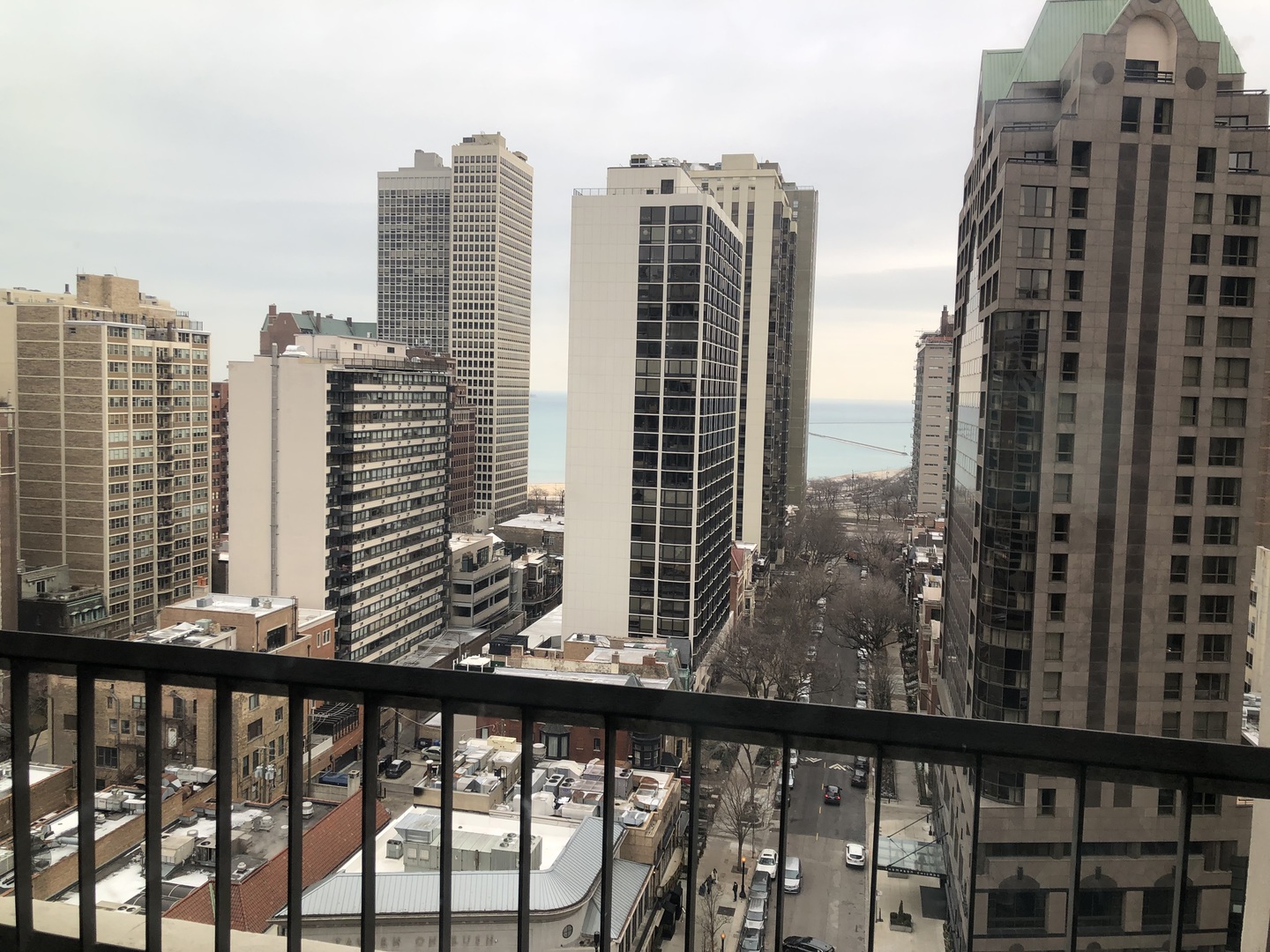 1030 North State Street, Unit 11G Chicago, IL 60610 - Photo 21 of 23 a view of a city with tall buildings