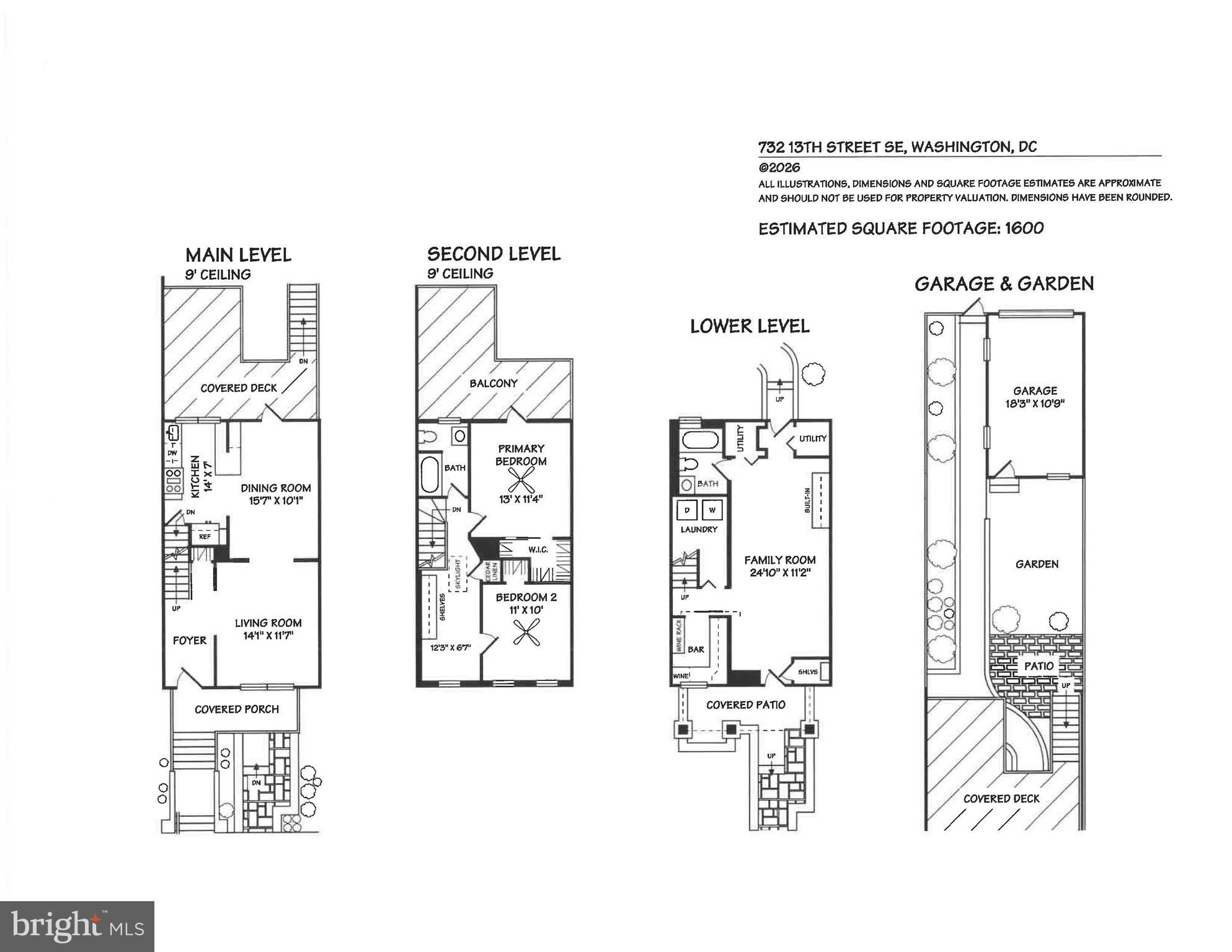 732 13th Street Southeast Washington, DC 20003 - Photo 21 of 21 Floorplan