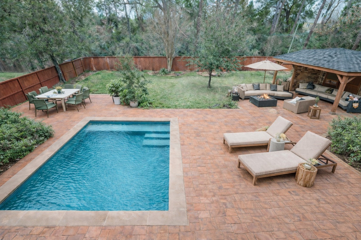 7938 Wooded Way Drive Spring, TX 77389 - Photo 37 of 49 Back Yard Rendering