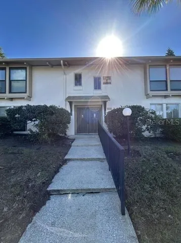 a view of wooden door