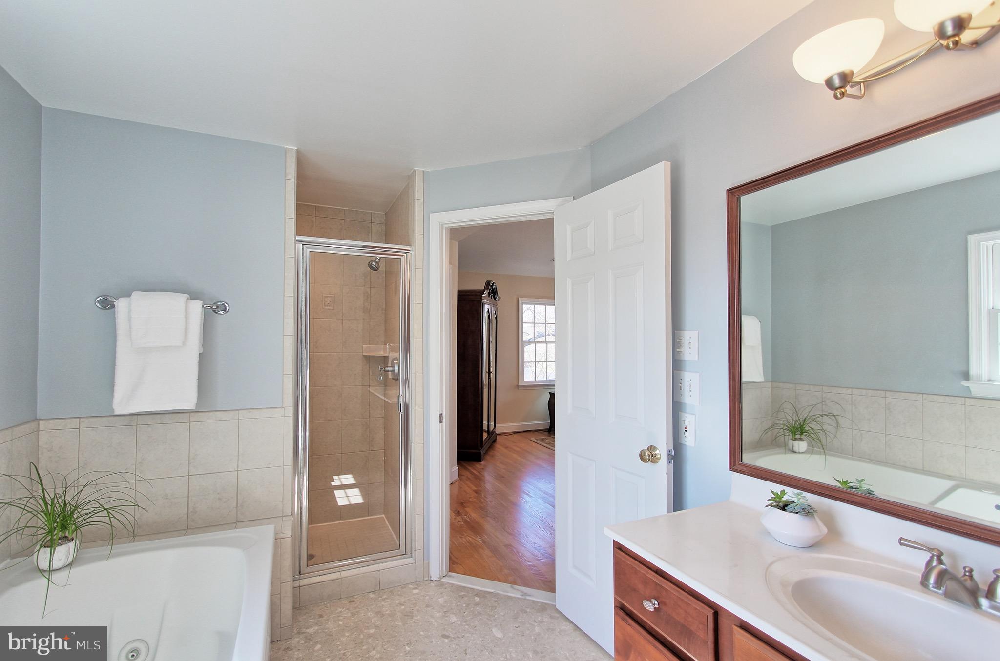 6801 Front Royal Road Springfield, VA 22151 - Photo 24 of 30 Separate shower and soaking tub
