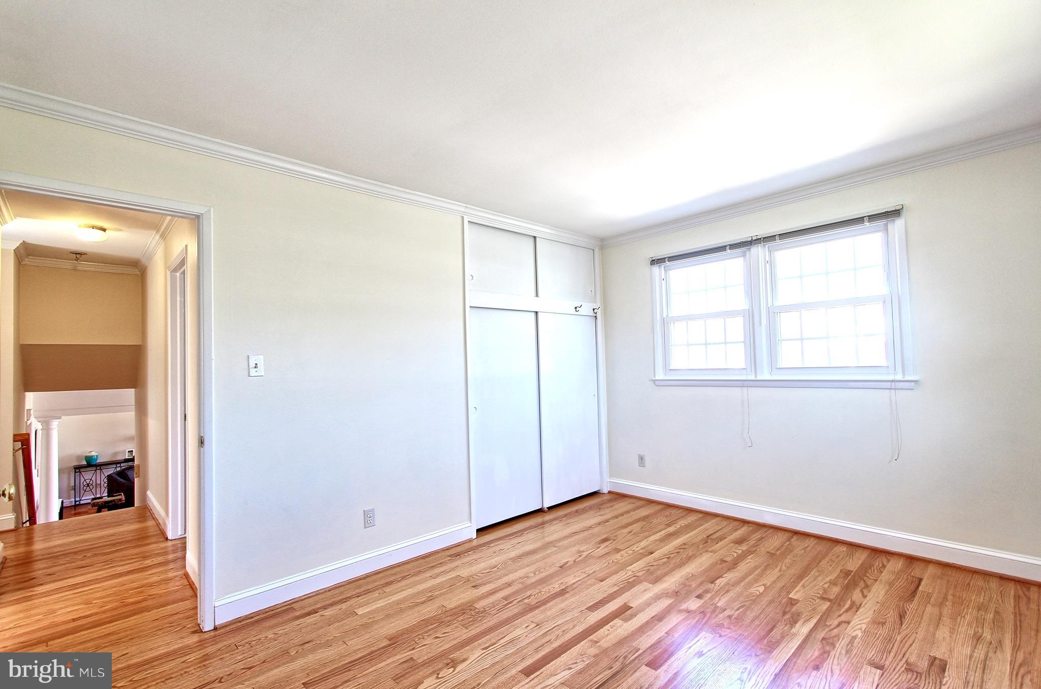 6801 Front Royal Road Springfield, VA 22151 - Photo 29 of 30 Large 3rd bedroom with hardwood floors