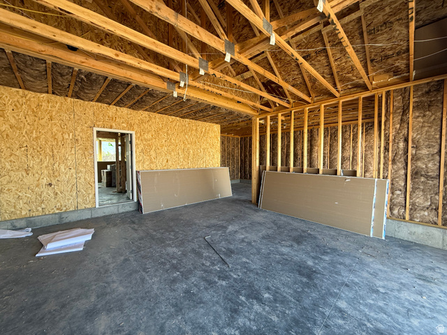 3318 South 1000 West Logan, UT 84321 - Photo 6 of 12 Exposed structural framing with a concrete floor and wall insulation