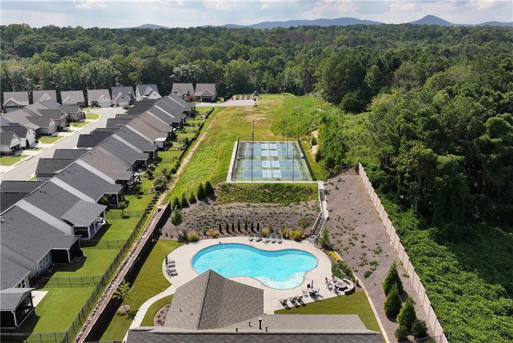 269 Grand Circle Jasper, GA 30143 - Photo 43 of 54 an aerial view of a house with a swimming pool