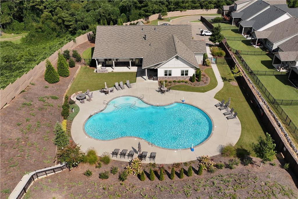 269 Grand Circle Jasper, GA 30143 - Photo 50 of 54 an aerial view of a house with a swimming pool
