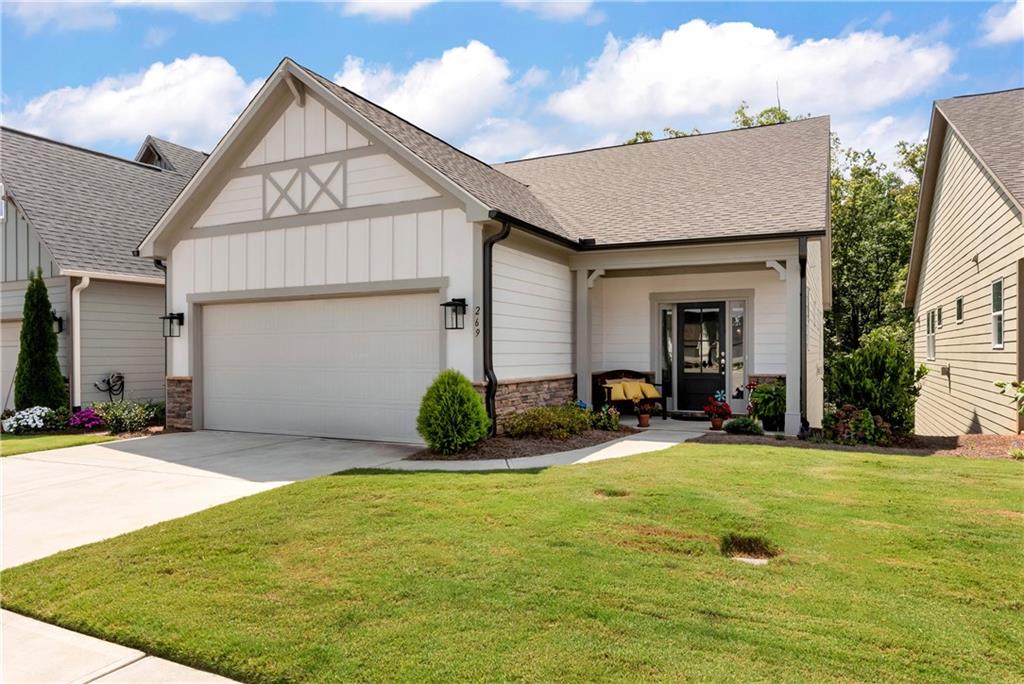 269 Grand Circle Jasper, GA 30143 - Photo 52 of 54 a view of a house with yard and garage