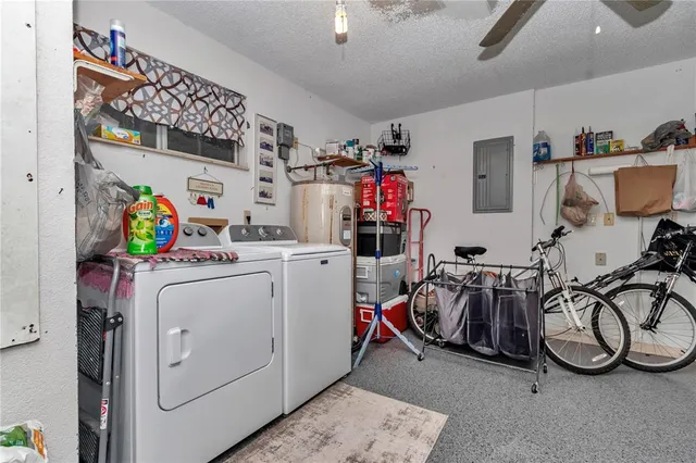 a view of storage and utility room