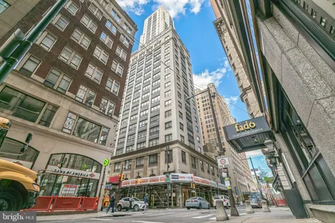 a front view of a building