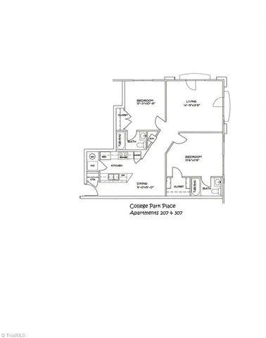 $1,600 | 528 South Josephine Boyd Street, Unit 207, Greensboro, NC 27403