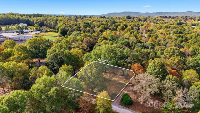 a view of a city with a mountain