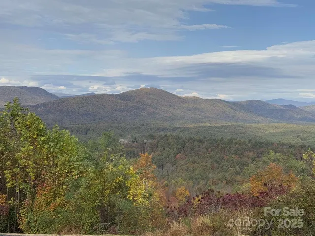 a view of a lake with houses in the background
