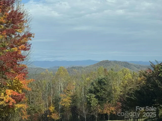 a view of a lake view with mountains in the background