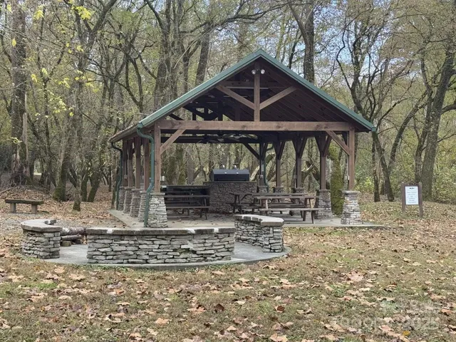 a view of painting on the wall in front of house