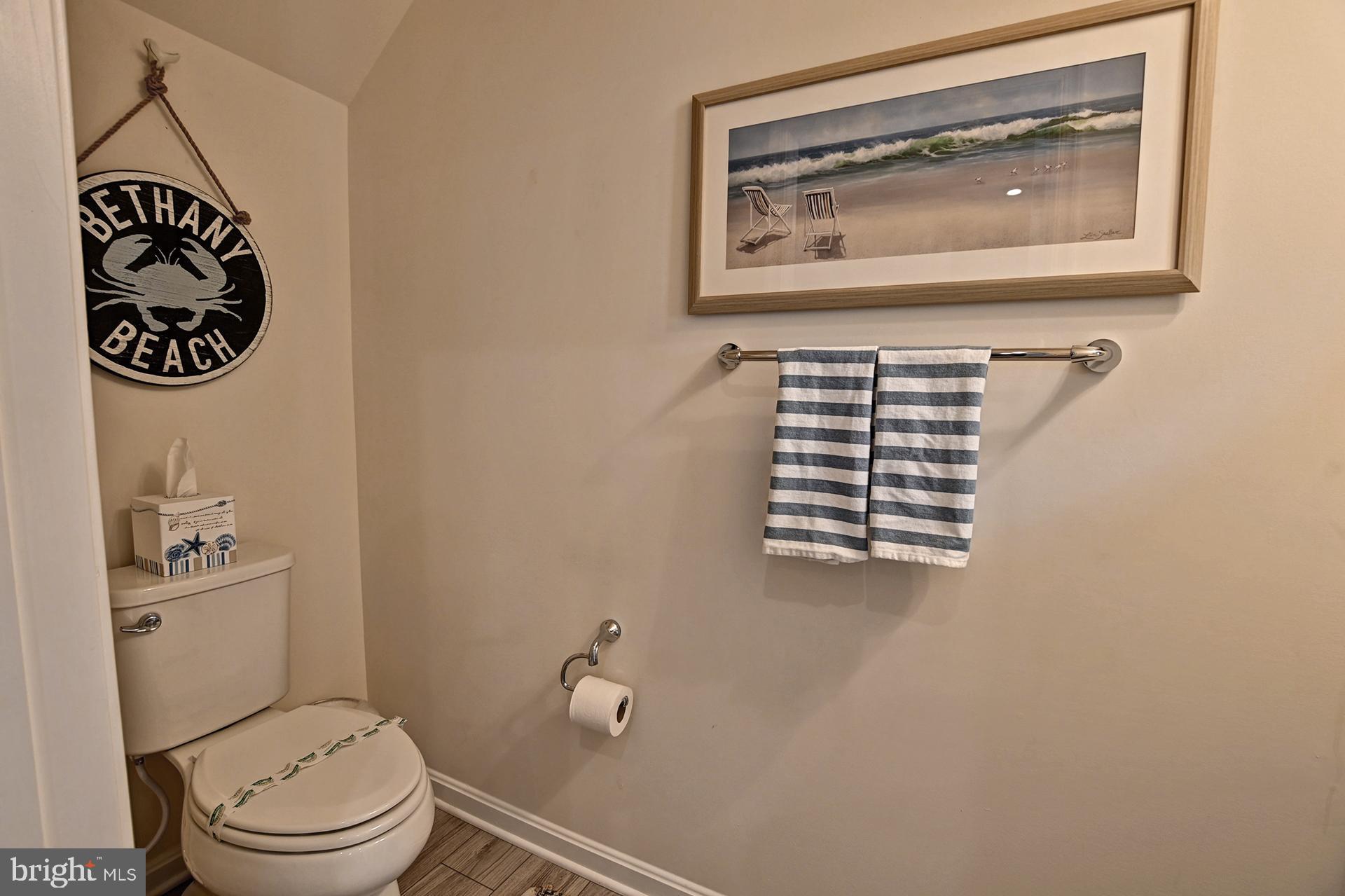 6 Basin Cove Way Ocean View, DE 19970 - Photo 15 of 45 a bathroom with a toilet a sink and mirror