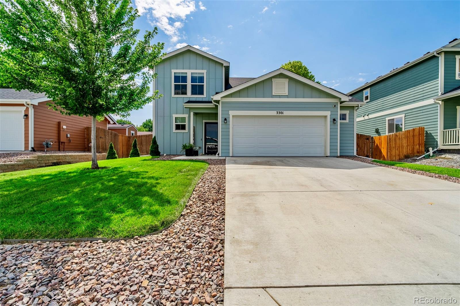 3301 Sandy Harbor Drive Evans, CO 80620 - Photo 3 of 27 a front view of house with yard and green space